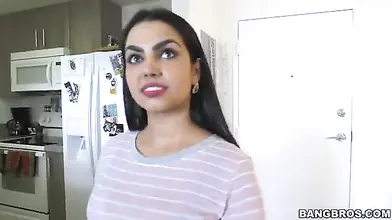 Latina Milf Housewife Swallows Long Sword