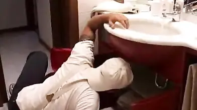 Plumber Gets Special Service from Chubby MILF