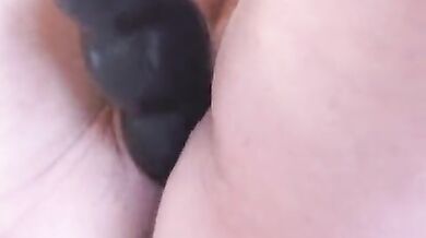 Ugly Fat MILF Solo Dildo Fun