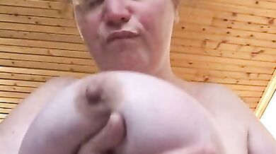 Ugly Fat MILF Solo Dildo Fun