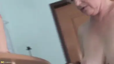 Mature Housemaid's Couch Toy