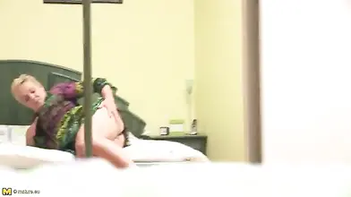 Mature Blonde Pleasures Herself