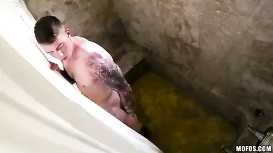 MILF Lena's Steamy Shower Session