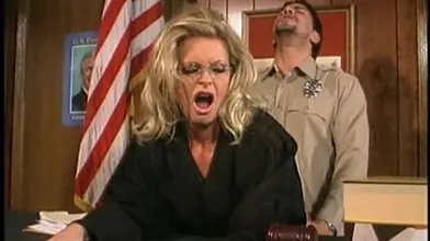 Blonde Judge Nailed by Latino Stallion