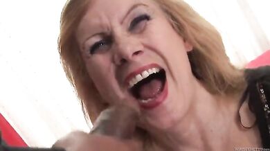 Mature Lady Enjoys Hung Black Stallion