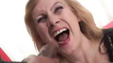 Mature Lady Enjoys Hung Black Stallion