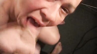 Ugly Brunette Fingers Her Mature Hole