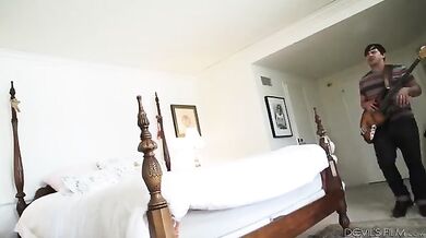 Gray-haired Mom Enjoys a Young Lover