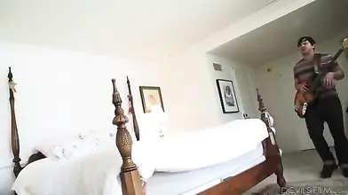 Gray-haired Mom Enjoys a Young Lover