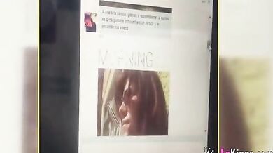 Chubby Milf & Skinny Guy Webcam Bang