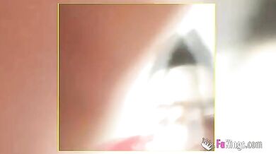 Chubby Milf & Skinny Guy Webcam Bang