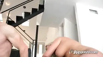 Big-Titted Cougar Fucks in Lingerie