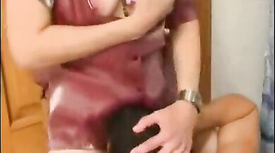 Classy Blonde Mom Enjoys Fierce Doggy Style