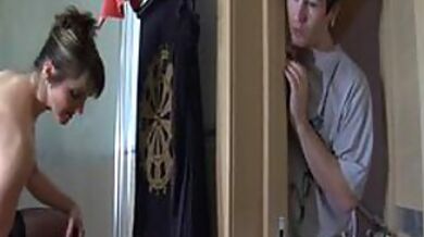 Mature Lady Rides Young Prick