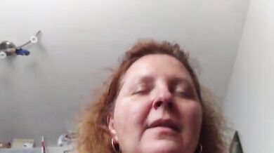 Shy Mature Redhead Rides Hubby