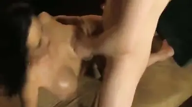 Mature Cougar and Lover's Sofa Session