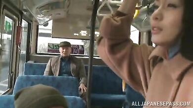 Naughty Cougar on the Bus