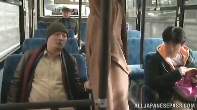 Naughty Cougar on the Bus