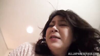 Japanese MILF Enjoys Rough Tied Up Session