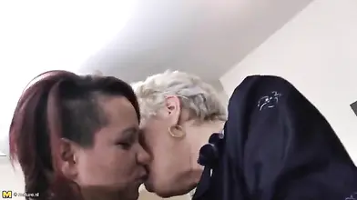 Mature Chick Teaches Young Lesbian New Tricks