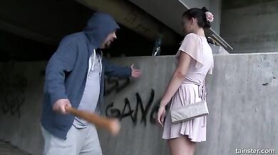 Mature Brunette MILF Enjoys Public Hardcore