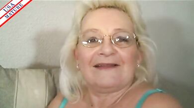 Mature Blonde Granny's Intimate Pleasure
