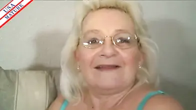 Mature Blonde Granny's Intimate Pleasure
