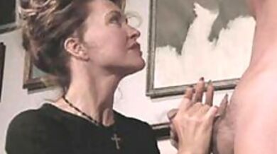 Elegant Milf Roughly Fucked at Work