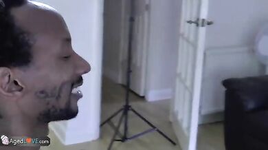 Busty Milfs' Anal Threesome After Dinner