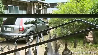 Japanese Milf's Rice Field Pastime