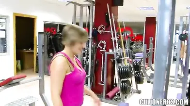 MILF Swallows in Public