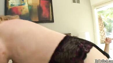 Mature Nina Hartley Rides a Young Boner