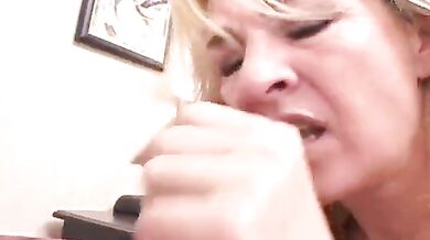 Mature Blonde MILF Hardly Destroyed