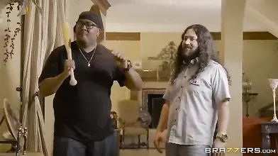 Skinny Guy Plows Mature Babe Eva Notty's Big Ass