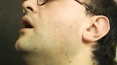 Mature Man and Pigtailed 18-Year-Old in Bathroom