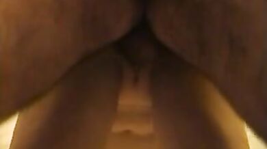 Mature Man and Pigtailed 18-Year-Old in Bathroom