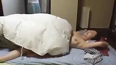 Mature Japanese Mom Enjoys Young Man's Tool