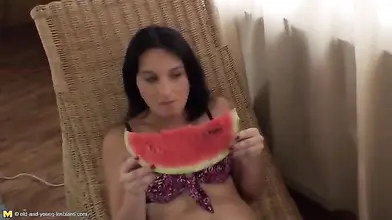 Mature Lesbians' Poolside Fisting Threesome