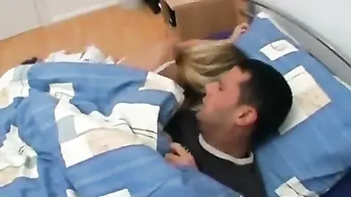 Sleeping Blonde MILF's Wet Dream