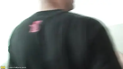 BBW MILF Enjoys Sofa Session