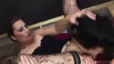 Two Mature Sluts Enjoy Bisexual Threesome