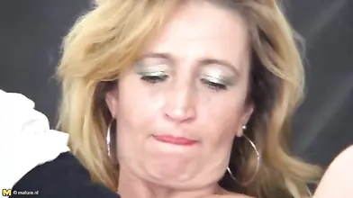 Mature Woman Examined by Young Doctor