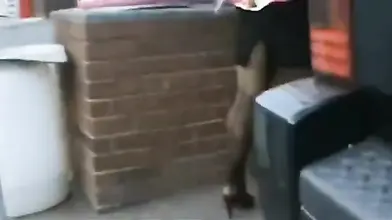 Naughty Mature Babe Teases in Public