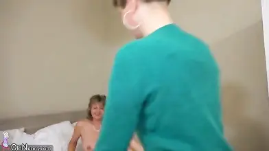 18-year-old Teen Enjoys Intimate Moment with MILF