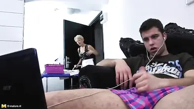 Mature Maid Seduces Hotel Guest