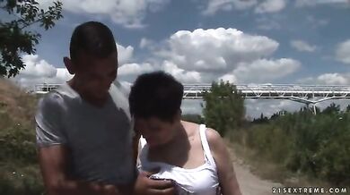 Passionate Mature Granny Rides Hard