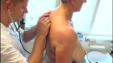 Doctor Fucks Busty Mature Woman's Smooth Cunt