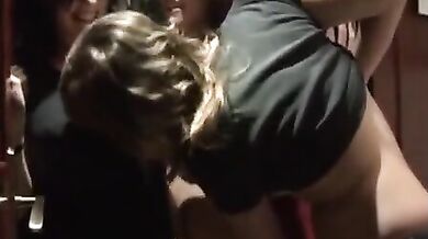 Mature Prostitute Drinks Her Own Piss