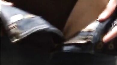 Mature Prostitute Drinks Her Own Piss