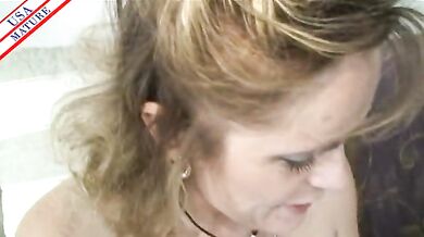 Mature Blonde Milfs Charm with Oral Skills